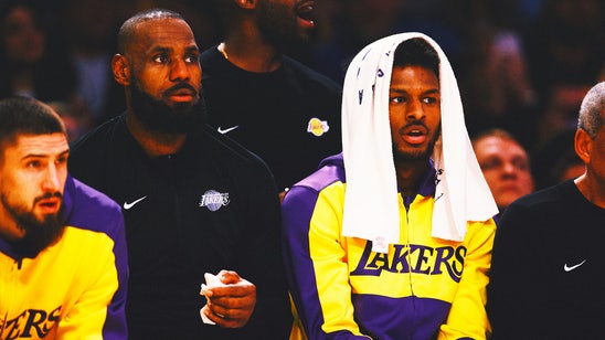 For Bronny James, playing with LeBron was 'a blessing' — and he wants to run it back