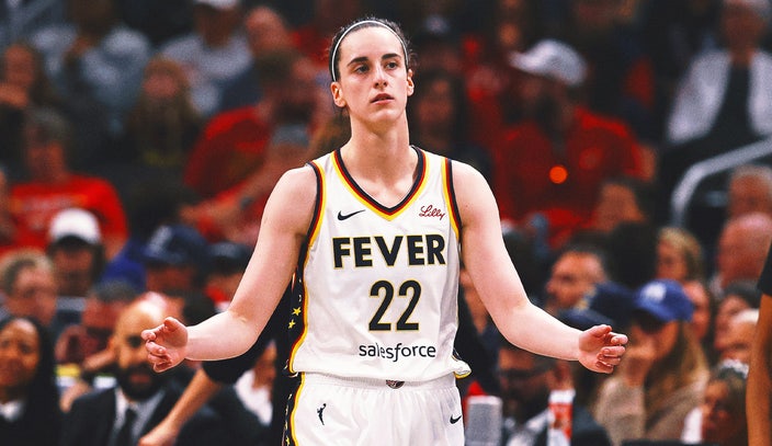 Fever star Caitlin Clark out at least 2 weeks with left quad strain | FOX  Sports