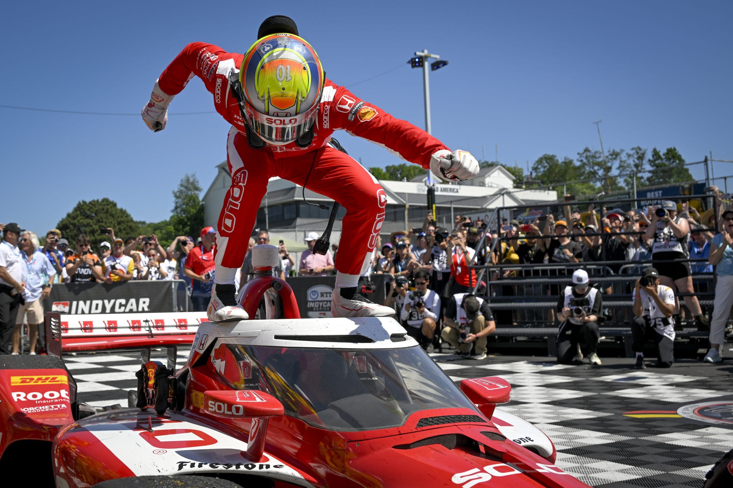 Alex Palou during the NTT IndyCar Series XPEL Grand Prix at Road America 