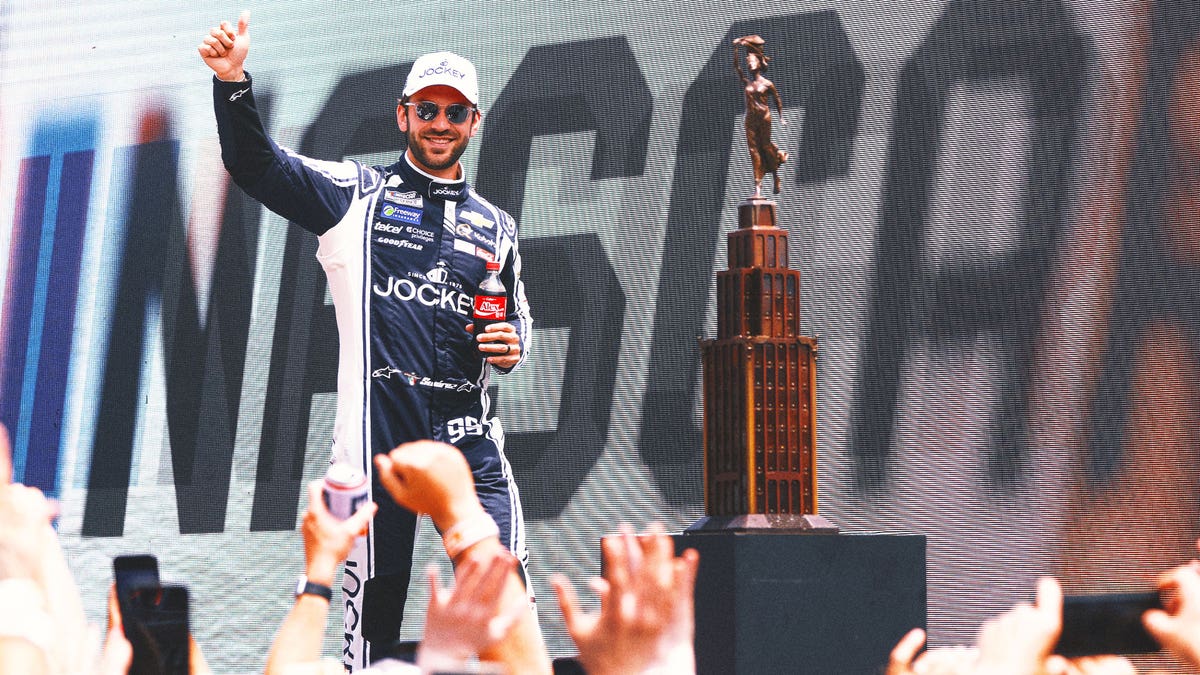 Mexican-born NASCAR Cup Series driver Daniel Suarez ahead of FireKeepers Casino 400