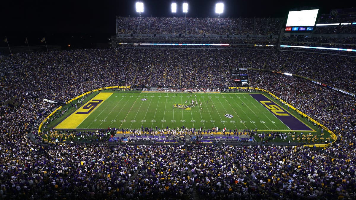 LSU is coming off a 9-4 season. (Photo by Jonathan Bachman/Getty Images)