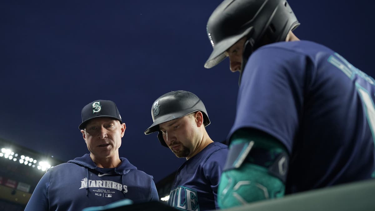 Brant Brown (left) is now the hitting coach for the St. Louis Cardinals. (Photo by Sam Hodde/Getty Images)