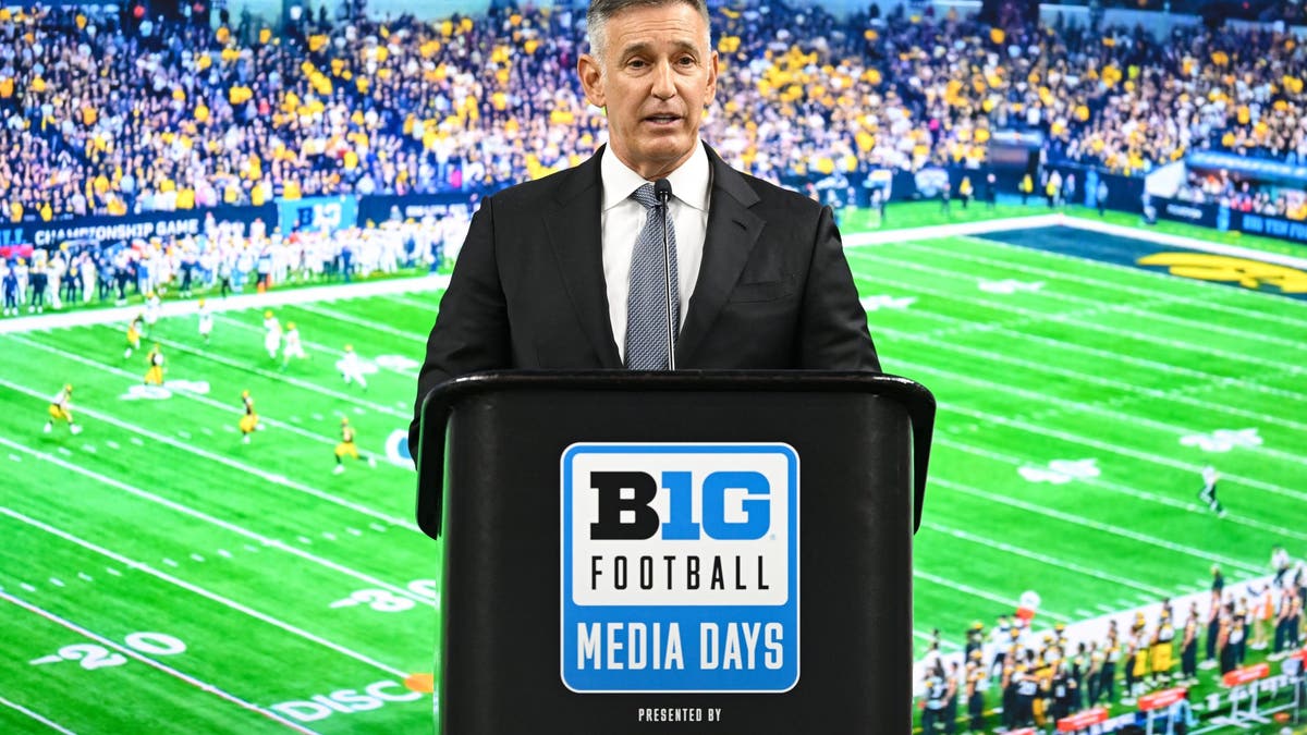 Tony Petitti is entering his third academic year as the Big Ten commissioner, holding one of the most powerful positions in college sports. (Photo by James Black/Icon Sportswire via Getty Images)