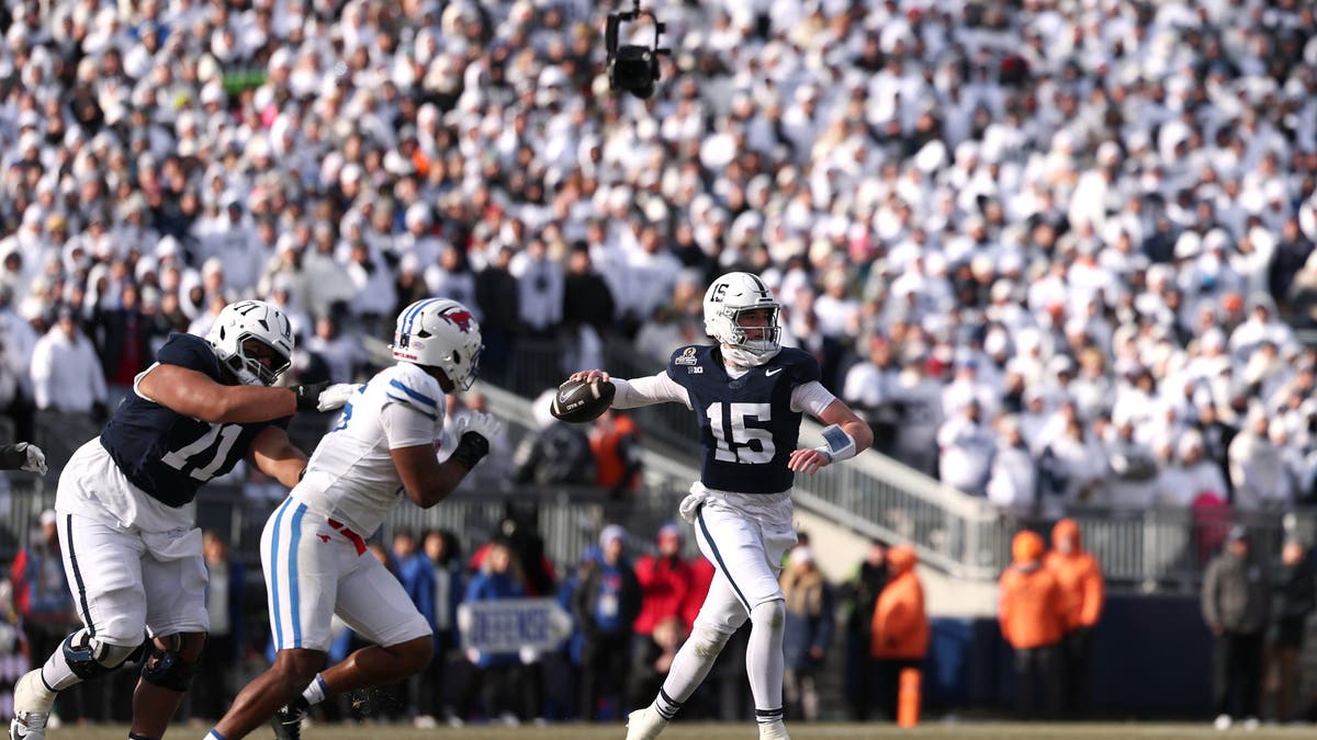 Drew Allar is entering his third season as Penn State's starting quarterback. (Photo by Scott Taetsch/Getty Images)