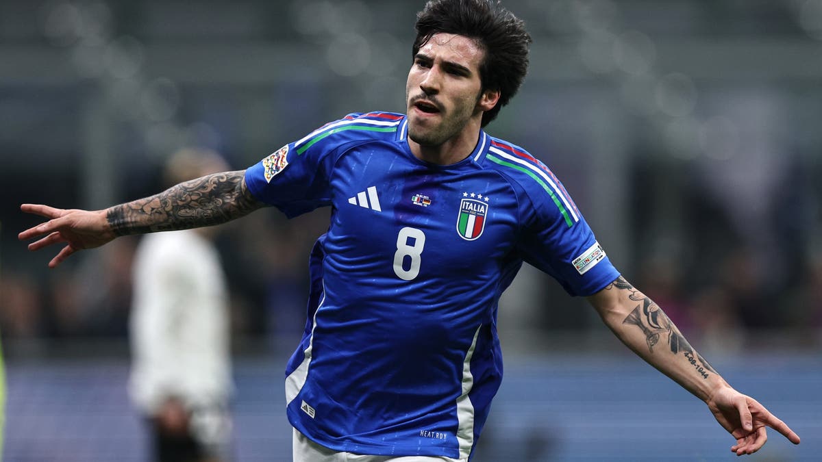 Italy has missed out on the two previous World Cup tournaments, and Sando Tonali is focused on making sure it won't be a third. (Photo by Image Photo Agency/Getty Images)