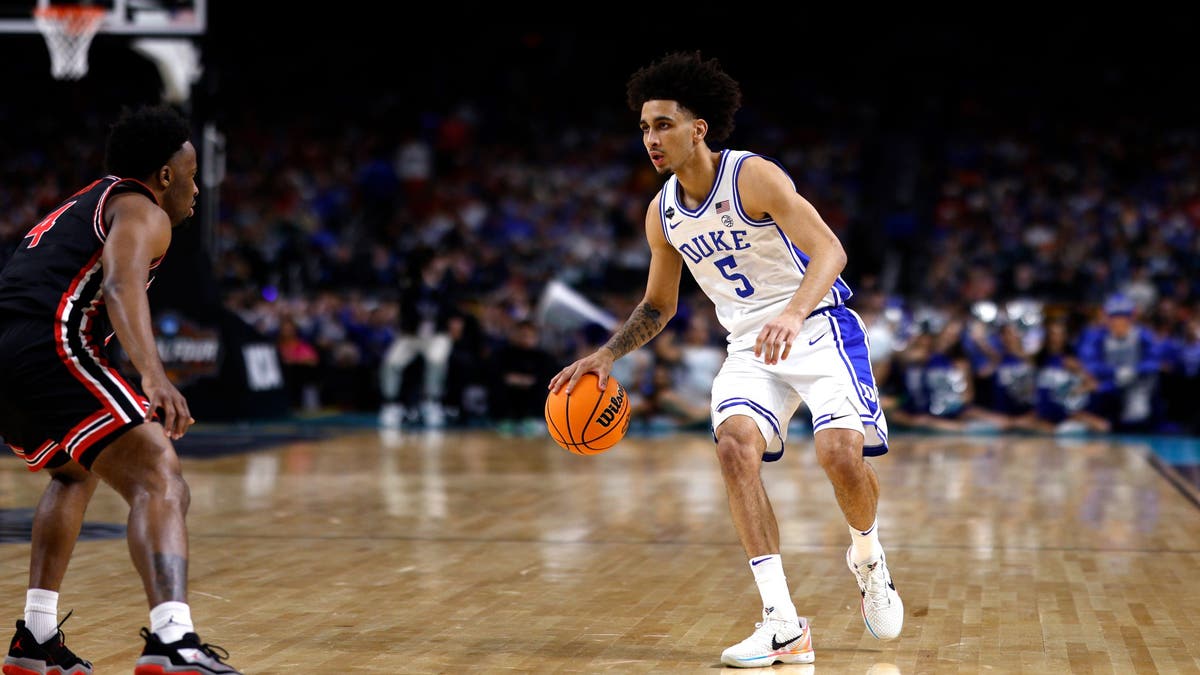Tyrese Protor will likely be the fourth Duke player selected in the 2025 NBA Draft. (Photo by Lance King/Getty Images)