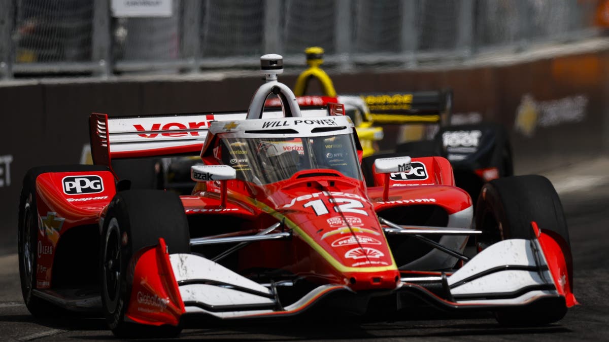 Will Power races during the Detroit Grand Prix on June 1.