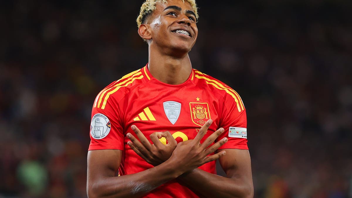 The next soccer superstar? Lamine Yamal has made tremendous impact for Spain, and he's only 17. (Photo by James Gill - Danehouse/Getty Images)