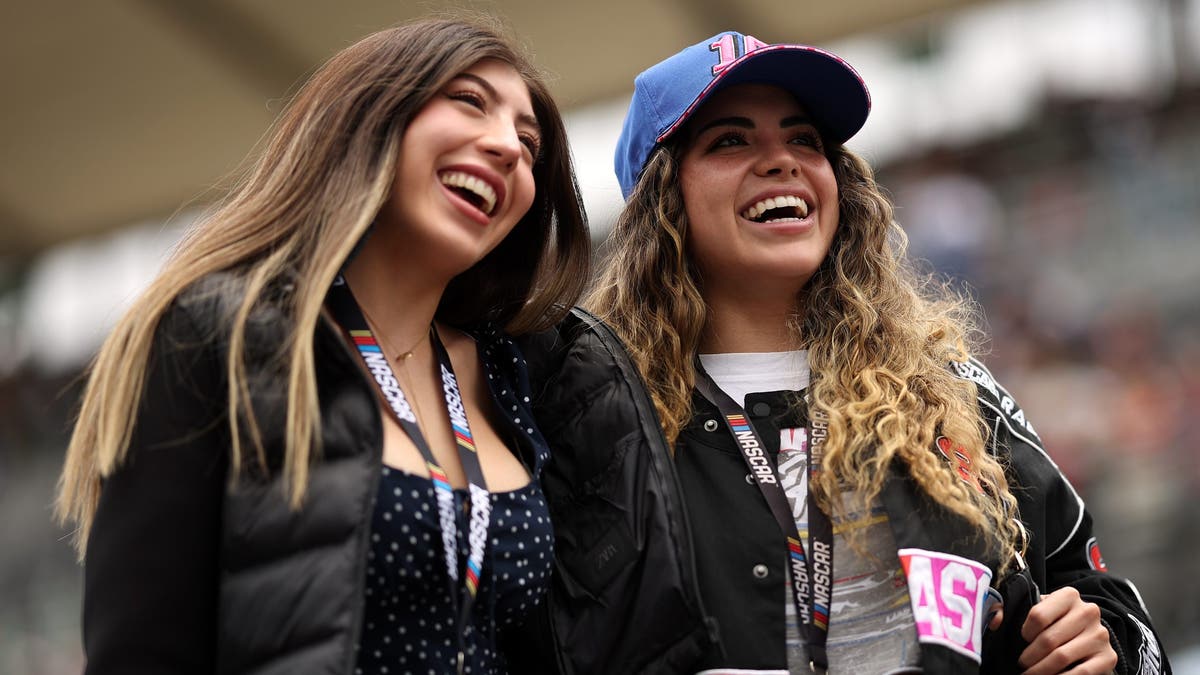 NASCAR fans look on during pre-race ceremonies prior to the NASCAR Cup Series Viva Mexico 250 at Autodromo Hermanos Rodriguez?