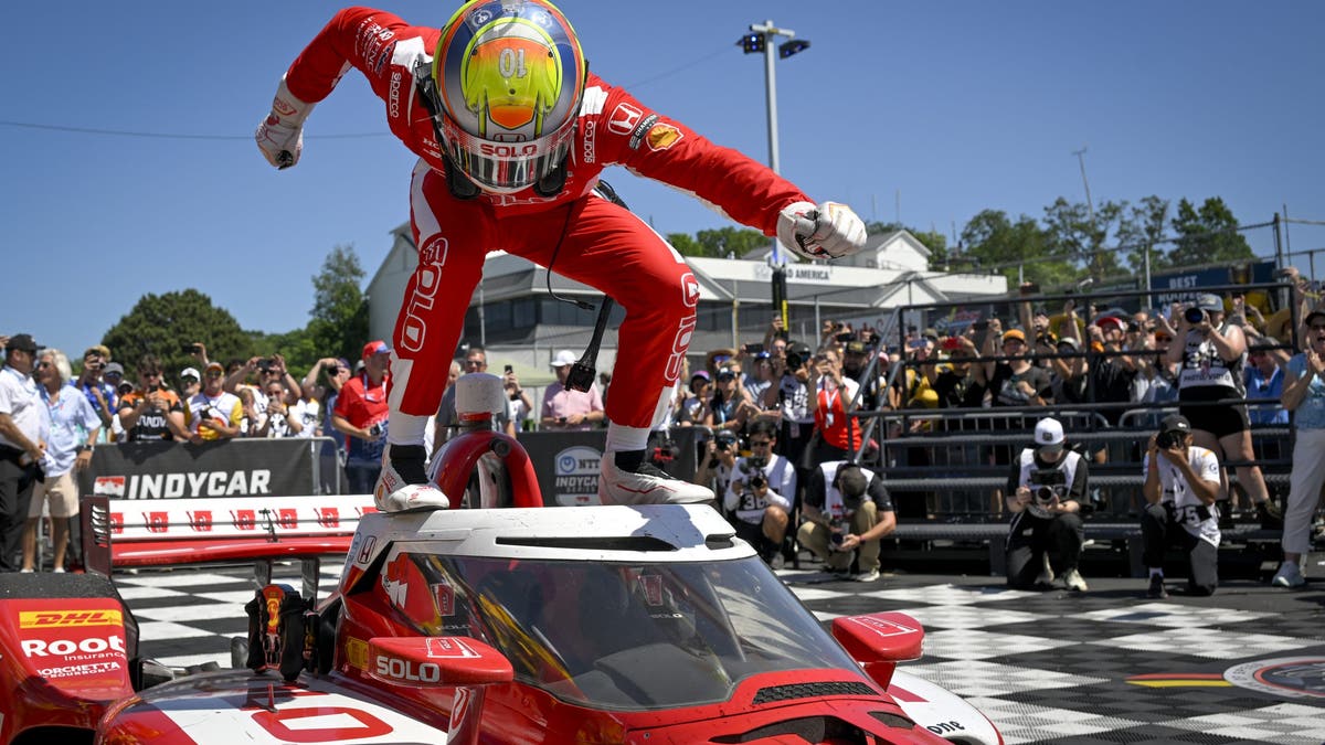 Alex Palou during the NTT IndyCar Series XPEL Grand Prix at Road America?
