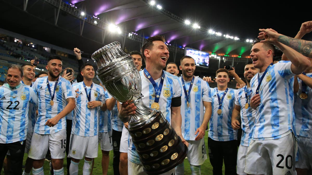 Lionel Messi's first major trophy with Argentina came at the 2021 Copa América. (Photo by Buda Mendes/Getty Images)