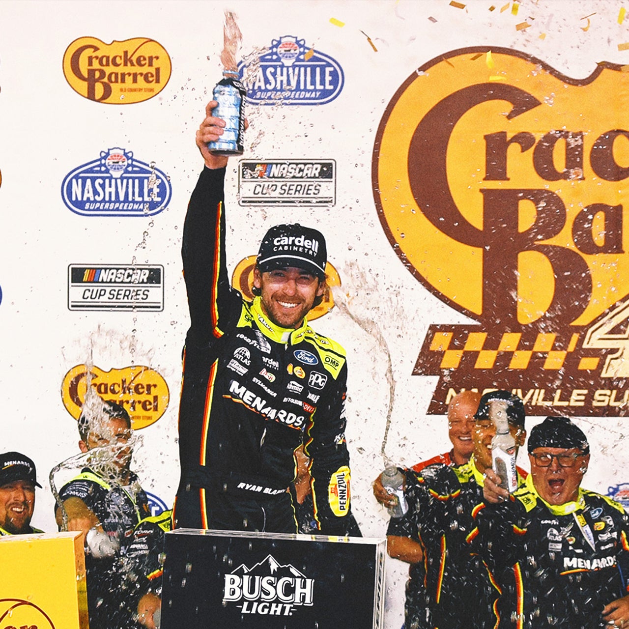 Ryan Blaney races to first Cup Series victory of the year at