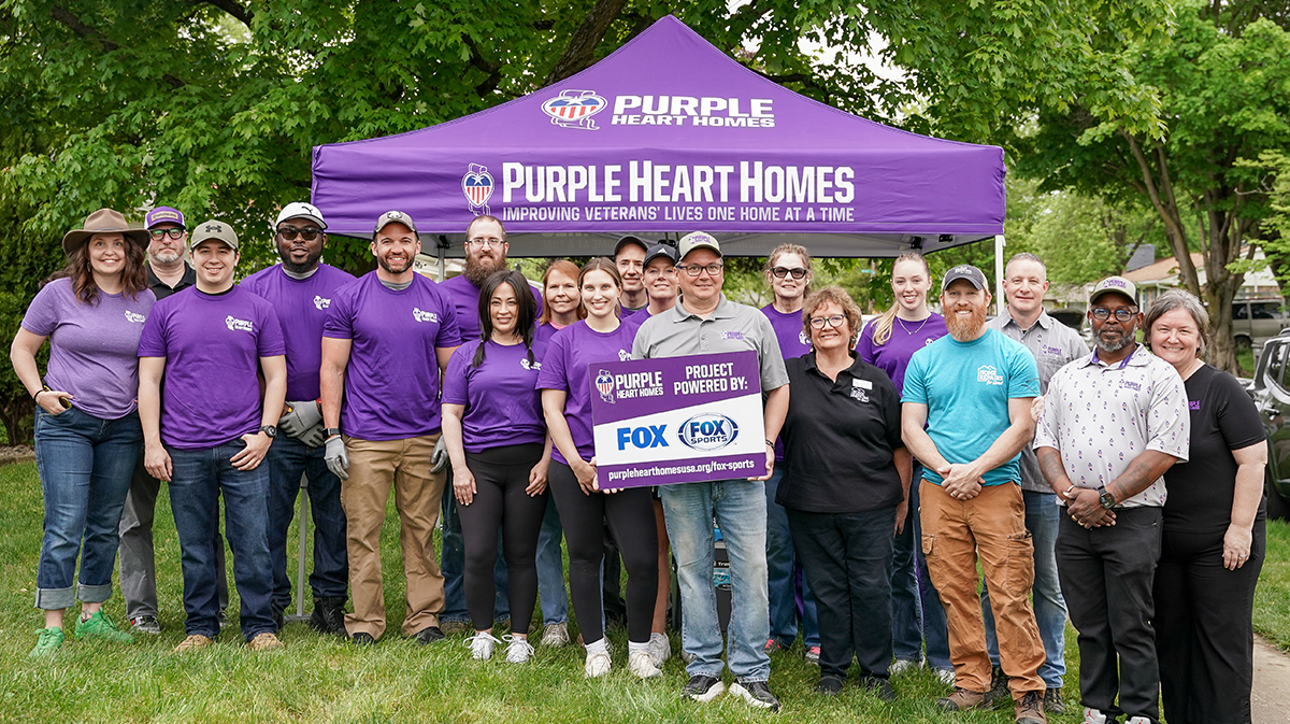 FOX Sports Teams With Purple Heart Homes to Transform Veterans’ Lives Ahead of Indianapolis 500