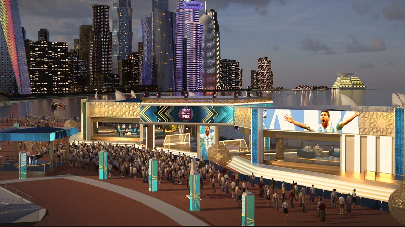 FOX Sports’ FIFA World Cup Qatar 2022™ Studio on the Corniche in Doha