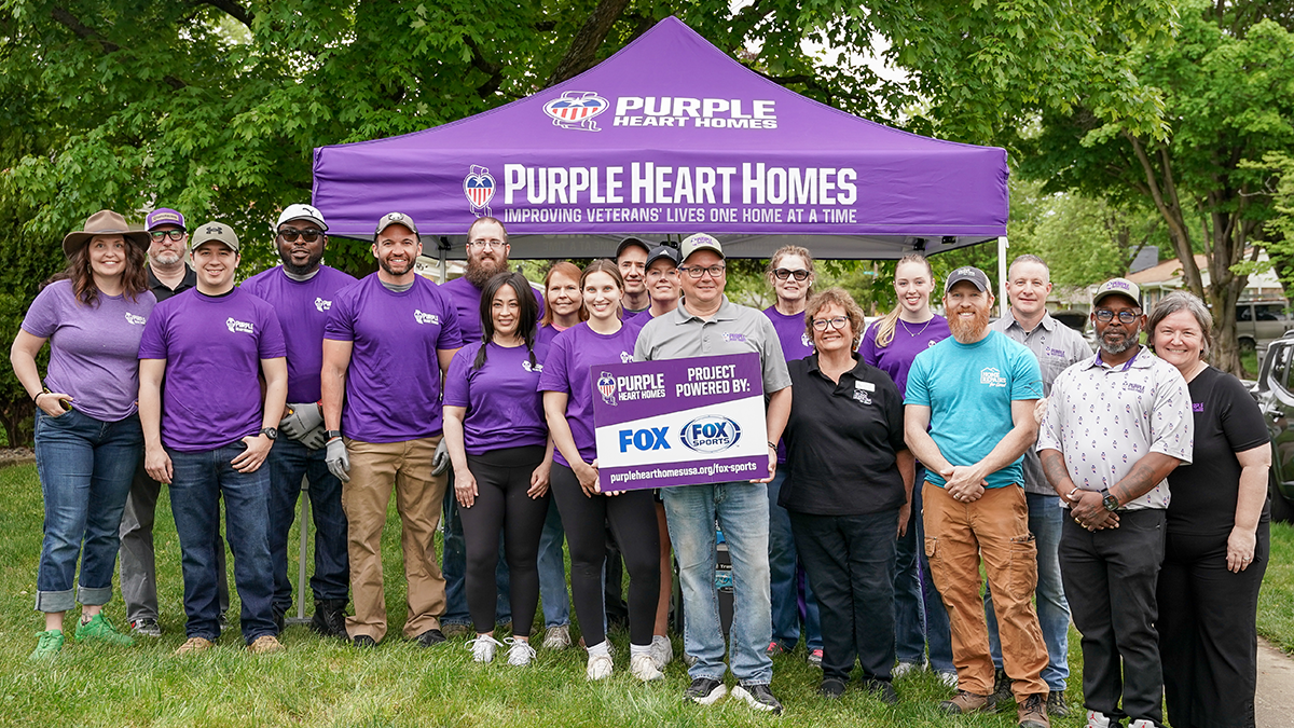 FOX Sports Teams With Purple Heart Homes to Transform Veterans’ Lives Ahead of Indianapolis 500