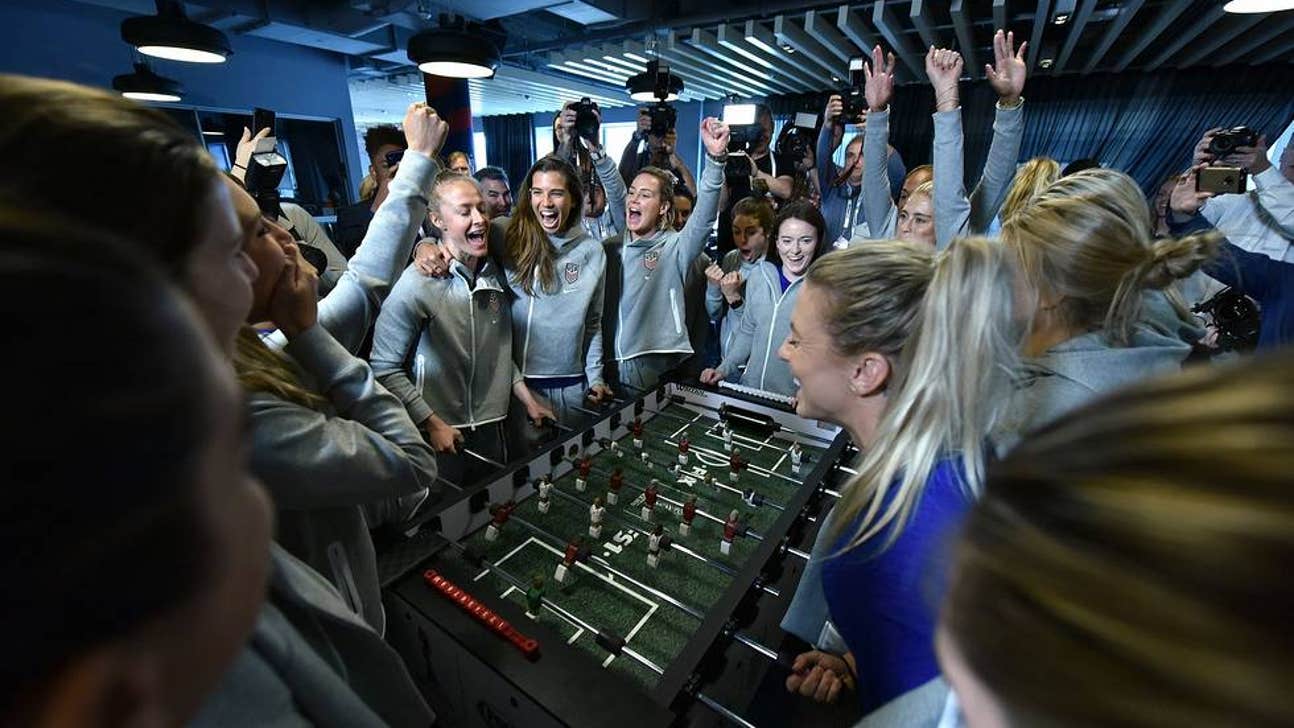 FOX Sports Presents U.S. WNT with Customized Foosball Table