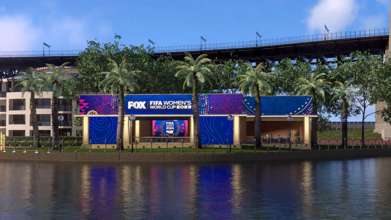 FOX Sports’ FIFA Women’s World Cup Australia & New Zealand 2023™ Studios on Campbells Cove in Sydney