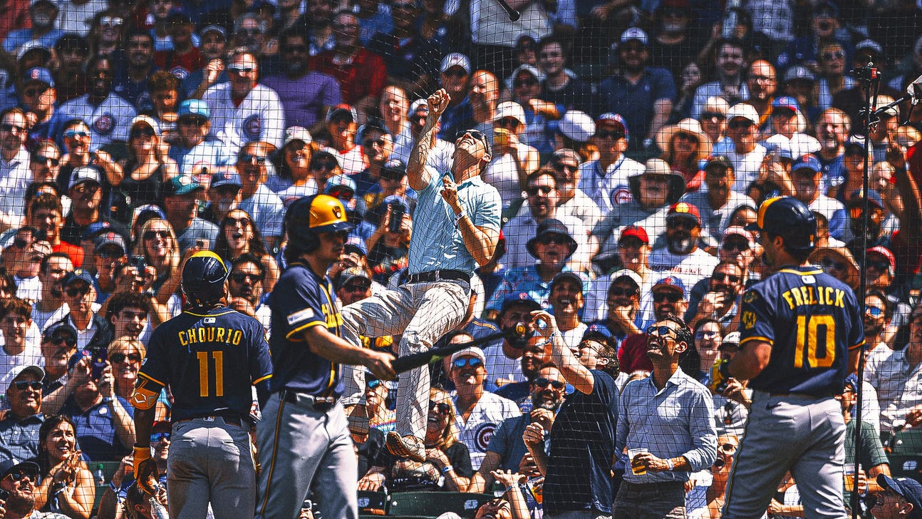 Fan Climbs Netting At Wrigley Field to Get Sal Frelick's Bat