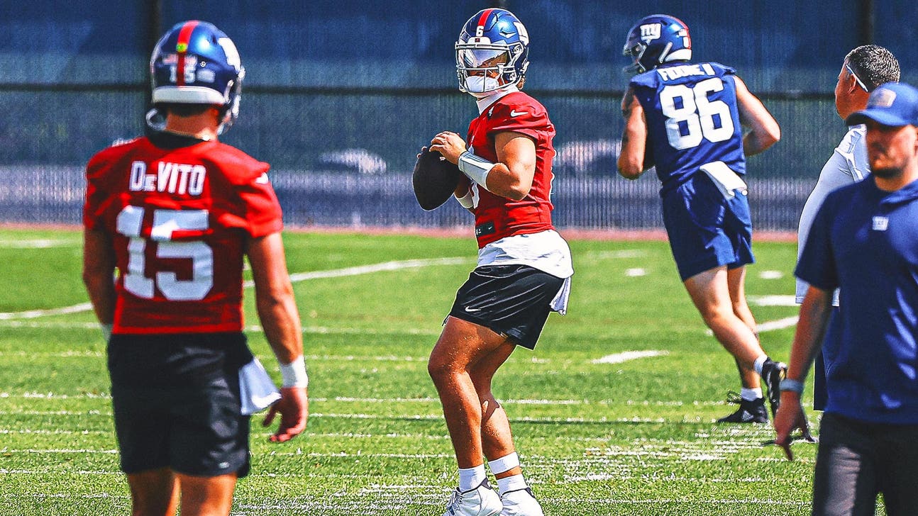 On and Off the Field, Jaxson Dart is Already Fitting in with the Giants' QBs