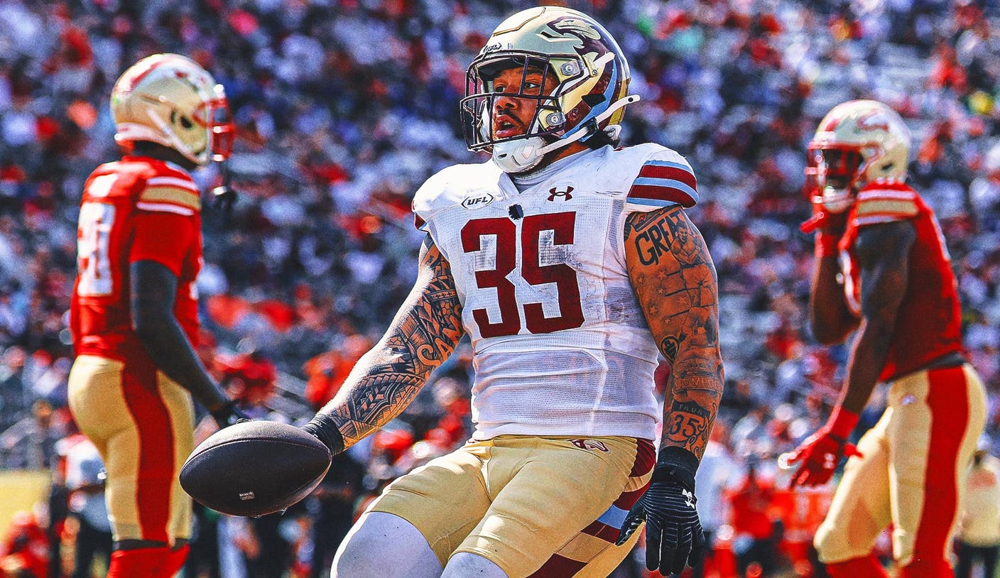 UFL Playoffs By The Numbers: Michigan RB Toa Taua dazzles with hat trick