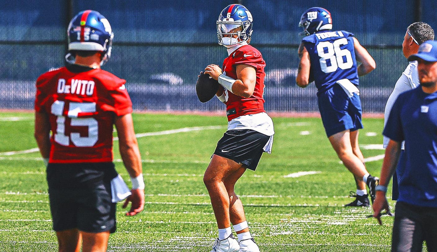 On and Off the Field, Jaxson Dart is Already Fitting in with the Giants' QBs