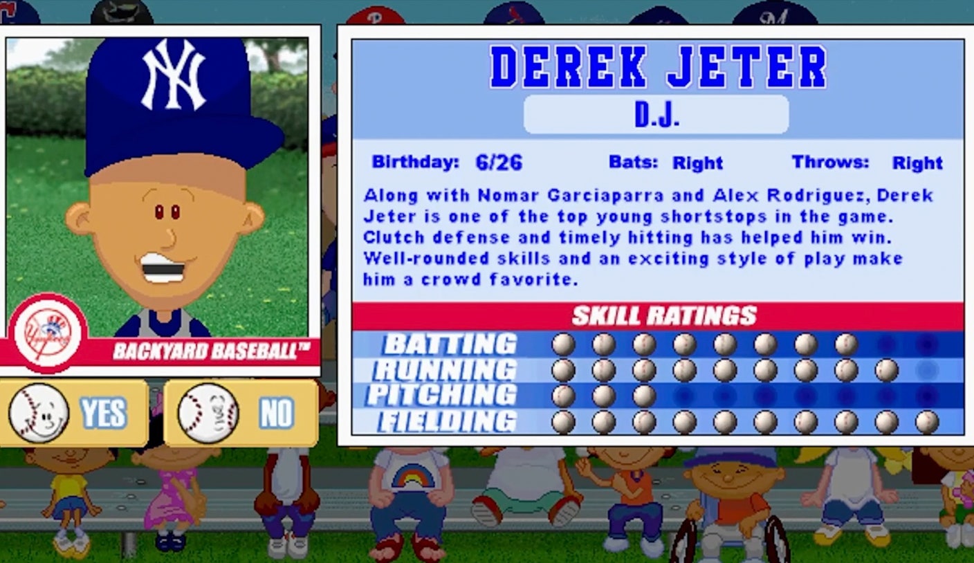 A-Rod and Jeter Are Back For the Relaunch of Backyard Baseball '01