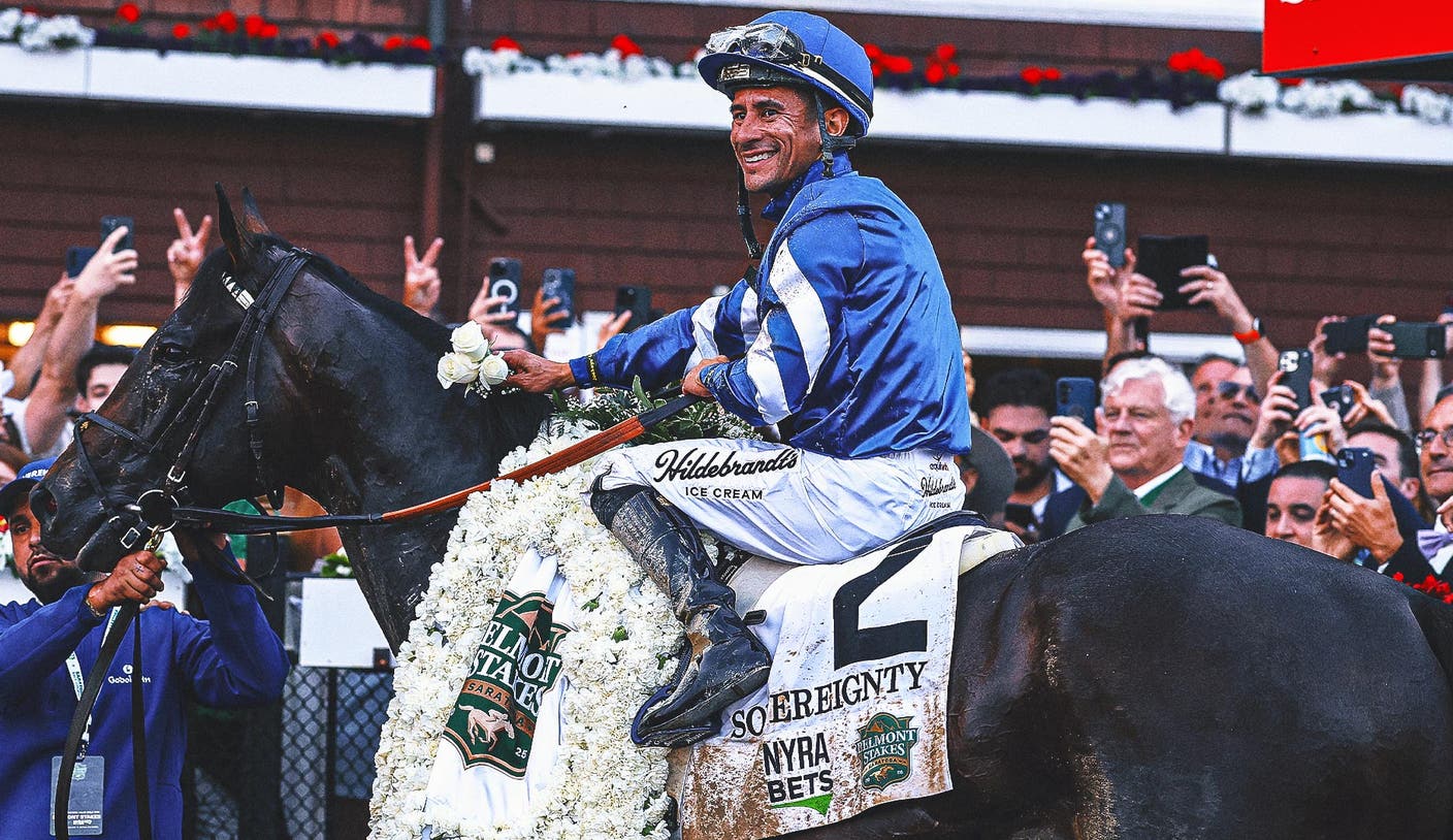 Sovereignty wins 2025 Belmont Stakes, third and final leg of Triple Crown
