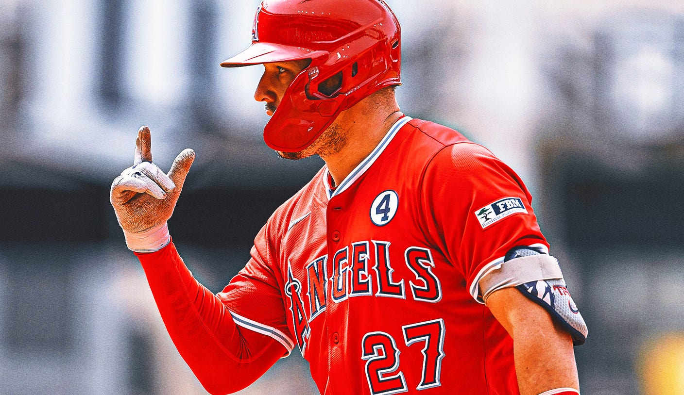 Angels slugger Mike Trout mashes first home run since returning from injury