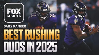 Who are the top 10 rushing duos headed into the 2025 NFL season?