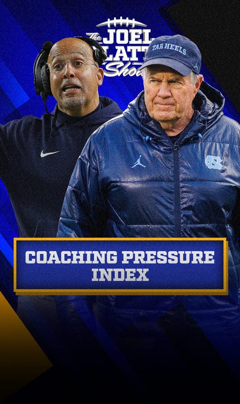 Which college football coaches are under the most pressure this season?