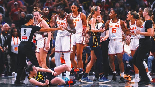 WNBA Trending Image: Marina Mabrey's Fall на Caitlin Clark модернизирована до FF2, но без приостановки