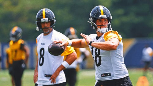 NEXT Trending Image: Will Howard 'fired up' to learn from Aaron Rodgers as his backup QB