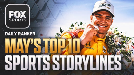 What were the top 10 storylines in sports in May?