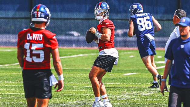 On and Off the Field, Jaxson Dart is Already Fitting in with the Giants' QBs