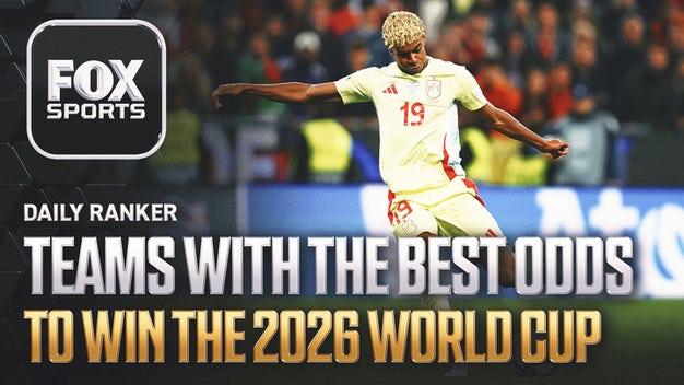 Which 10 teams have the best odds to win the 2026 World Cup, one year out?