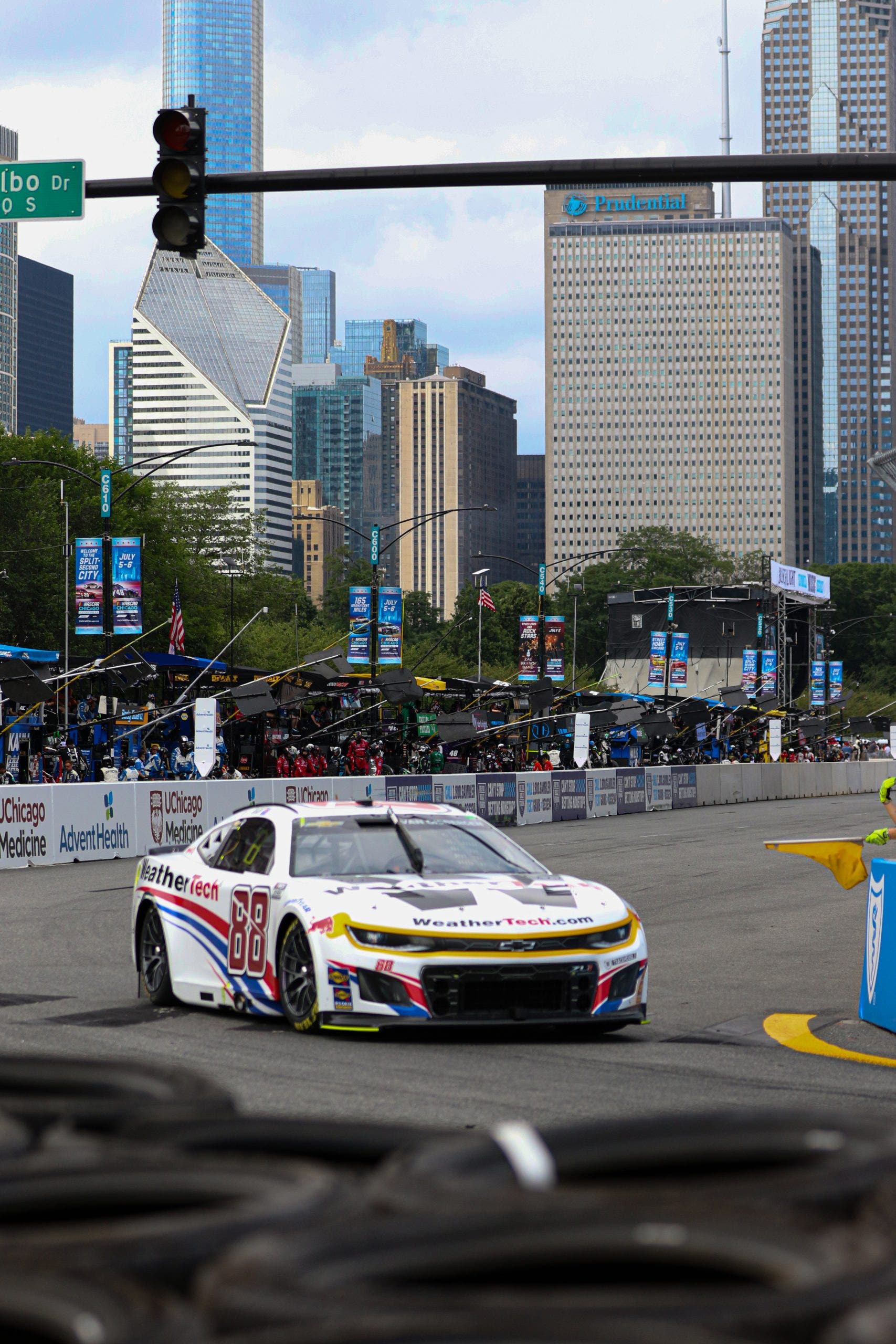 Van Gisbergen showed again why he's built for road courses, especially the one in Chicago. (Photo by Ed McGregor/FOX Sports)