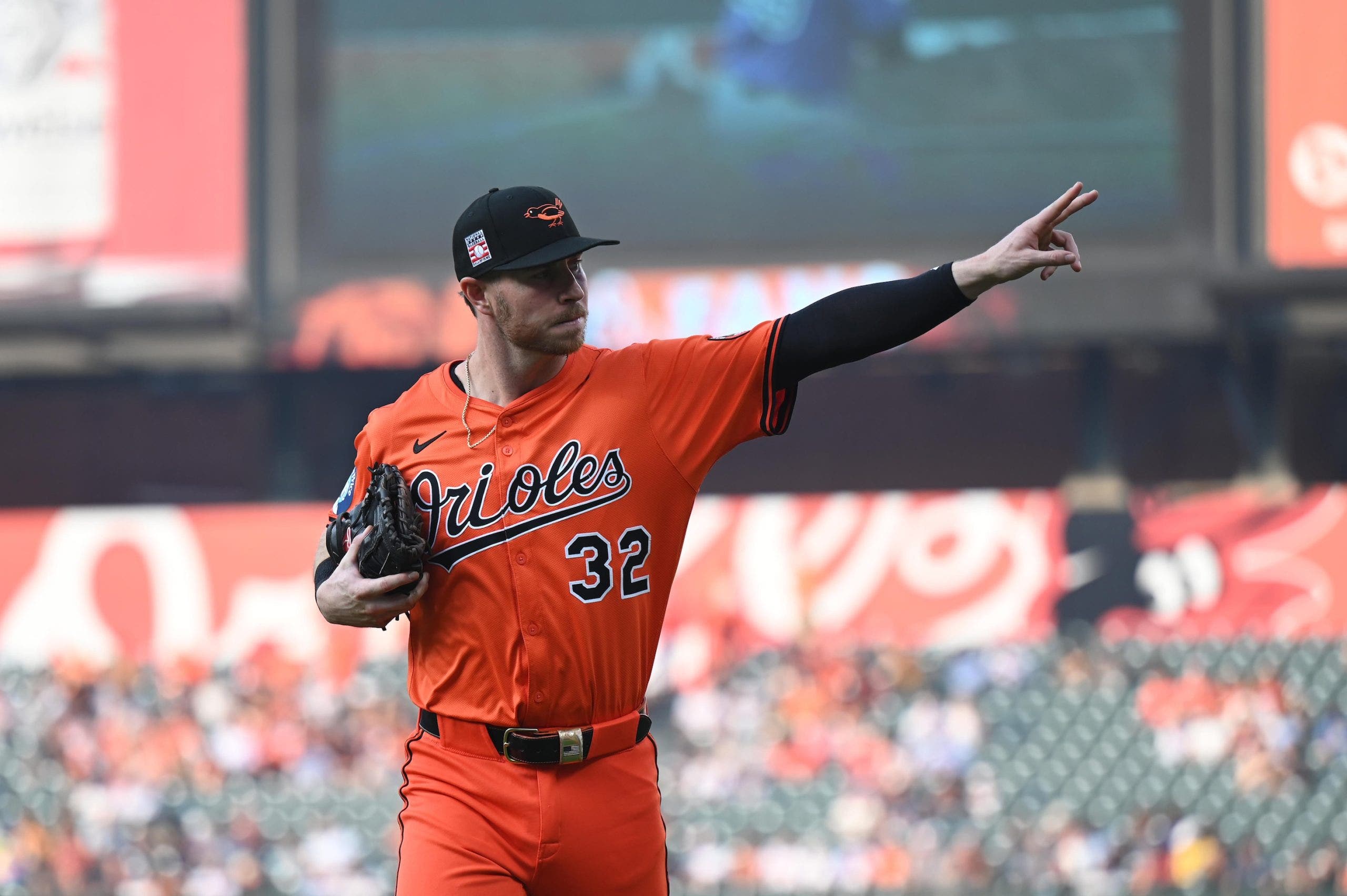 The Padres have bet big on bringing in slugger Ryan O'Hearn from Baltimore. (Photo by Alyssa McDaniel/MLB Photos via Getty Images)