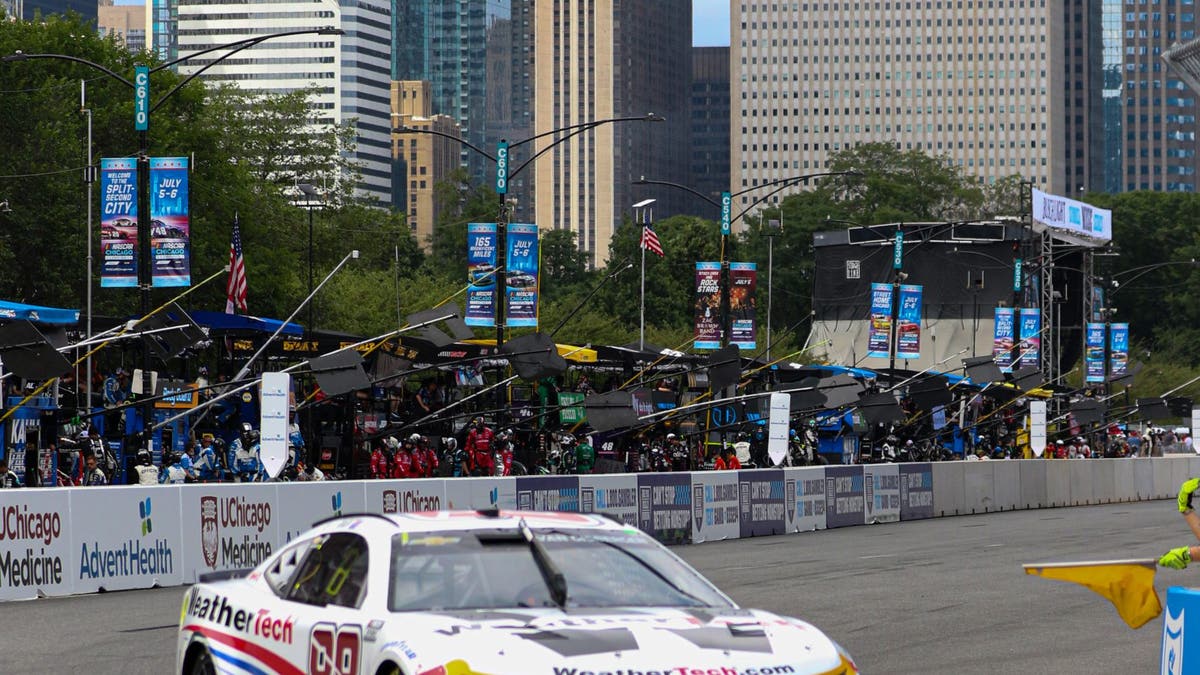 Van Gisbergen showed again why he's built for road courses, especially the one in Chicago. (Photo by Ed McGregor/FOX Sports)