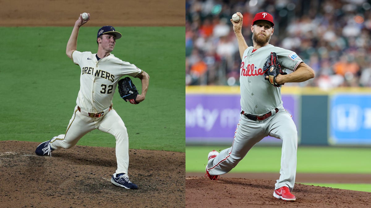 Jacob Misiorowski and Zack Wheeler are two NL pitchers who'll be under spotlight for different awards.<strong> </strong>(Getty Images)