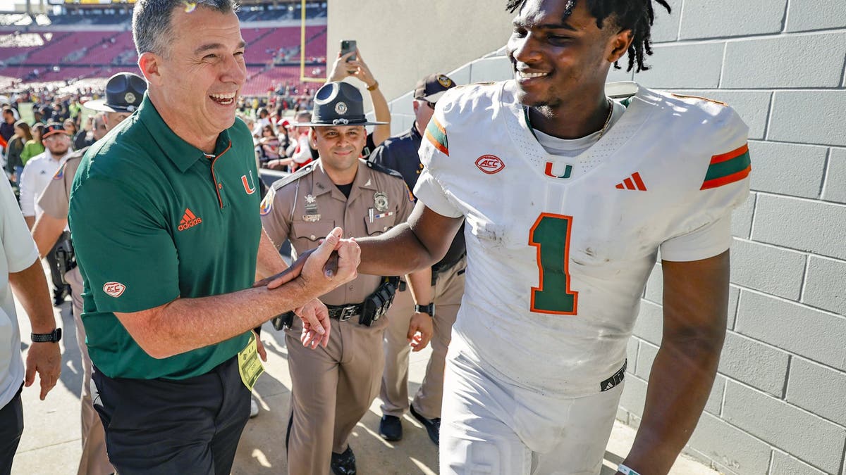 Cam Ward and the Miami Hurricanes would've almost certainly made the College Football Playoff if it was a 16-team field, regardless of the format. (Al Diaz/Miami Herald/Tribune News Service via Getty Images)