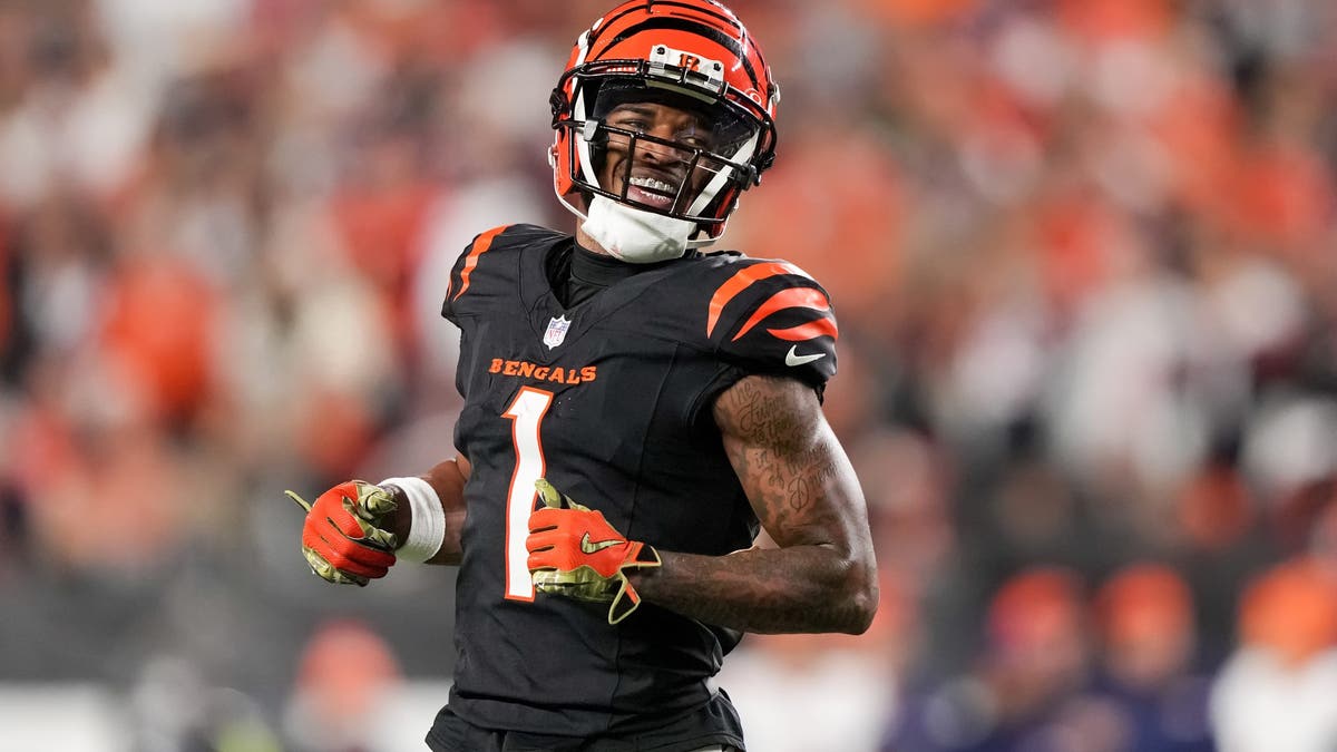 Ja'Marr Chase signed a four-year, $161 million extension with the Bengals this offseason. (Photo by Dylan Buell/Getty Images)
