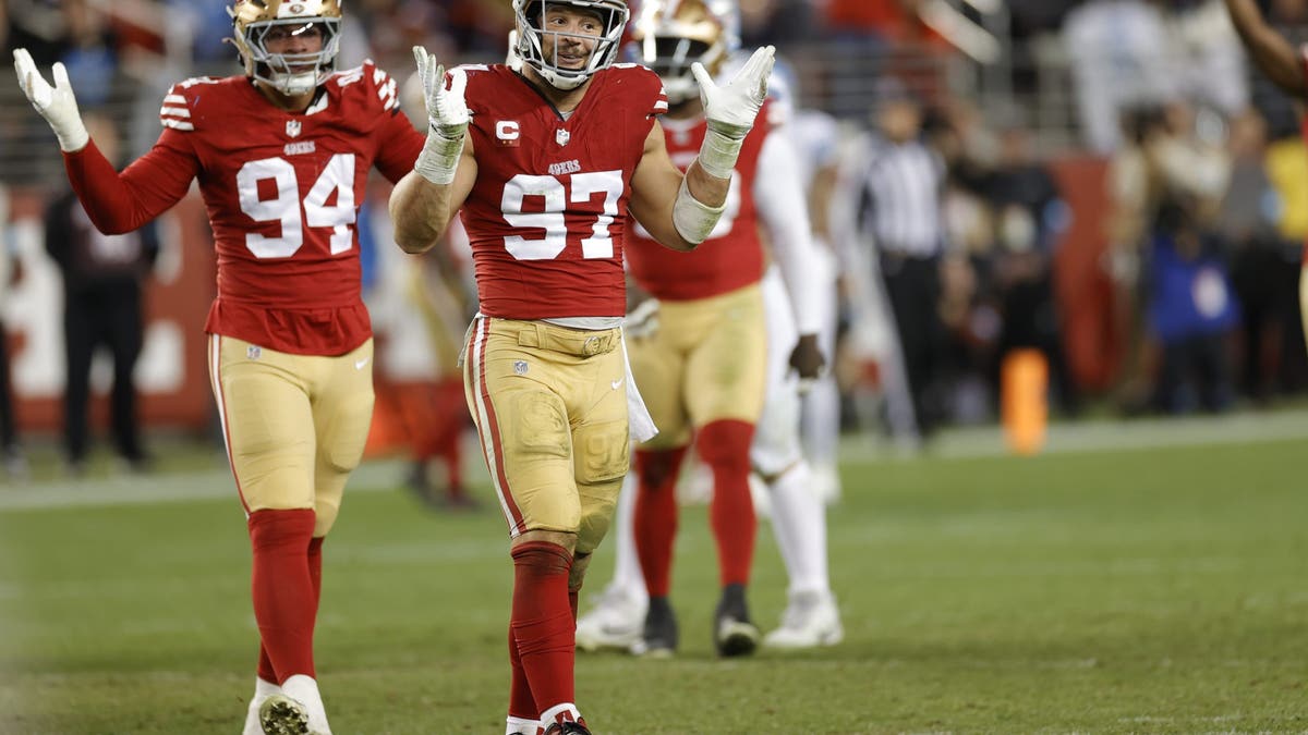 Nick Bosa has been one of the game's best pass rushers since he was drafted. (Photo by Michael Zagaris/San Francisco 49ers/Getty Images)