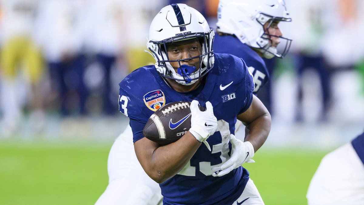 Kaytron Allen makes up one half of Penn State's dynamic running back duo.