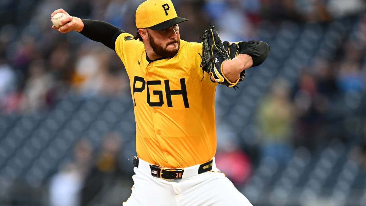 Paul Skenes started for the National League in the 2024 All-Star Game. (Photo by Joe Sargent/Getty Images)