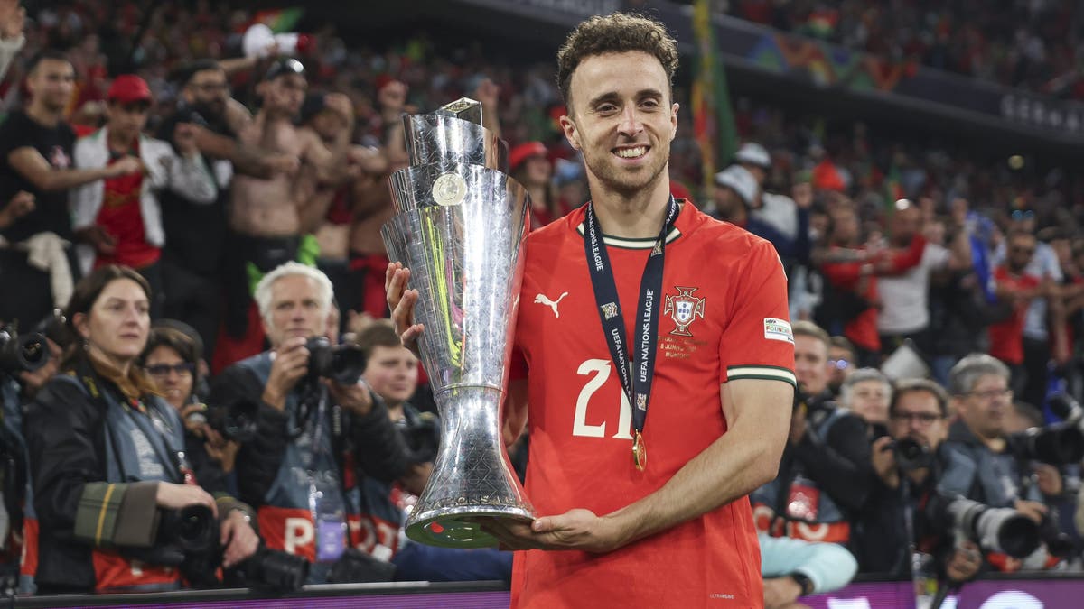 Diogo Jota helped Portugal win the Nations League in June. (Photo by Maja Hitij - UEFA/UEFA via Getty Images)