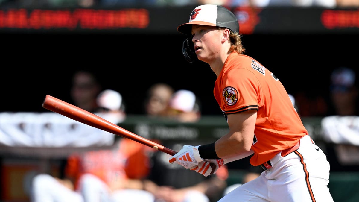 Jackson Holliday made his MLB debut in 2024. (Photo by G Fiume/Getty Images)