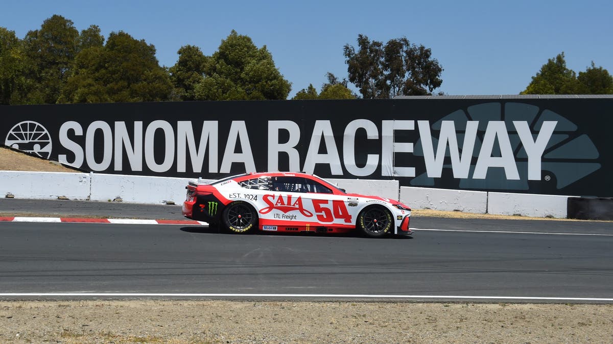 Ty Gibbs during the NASCAR Cup Series Toyota/Save Mart 350 at Sonoma Raceway