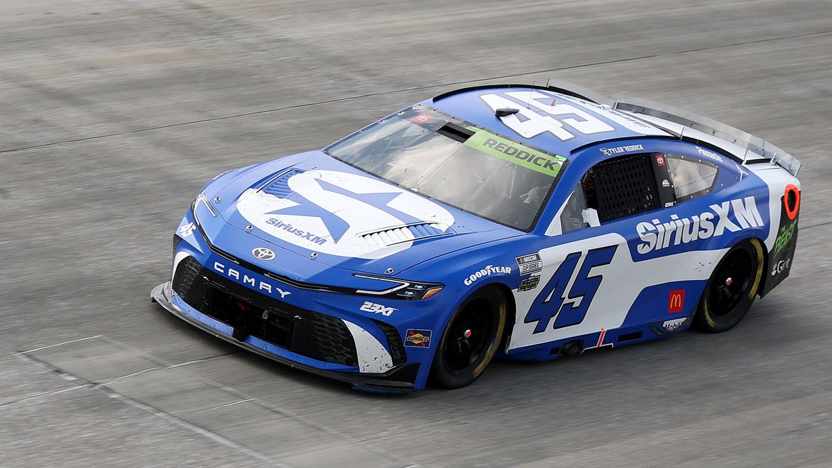 Tyler Reddick drives during the NASCAR Cup Series at Dover