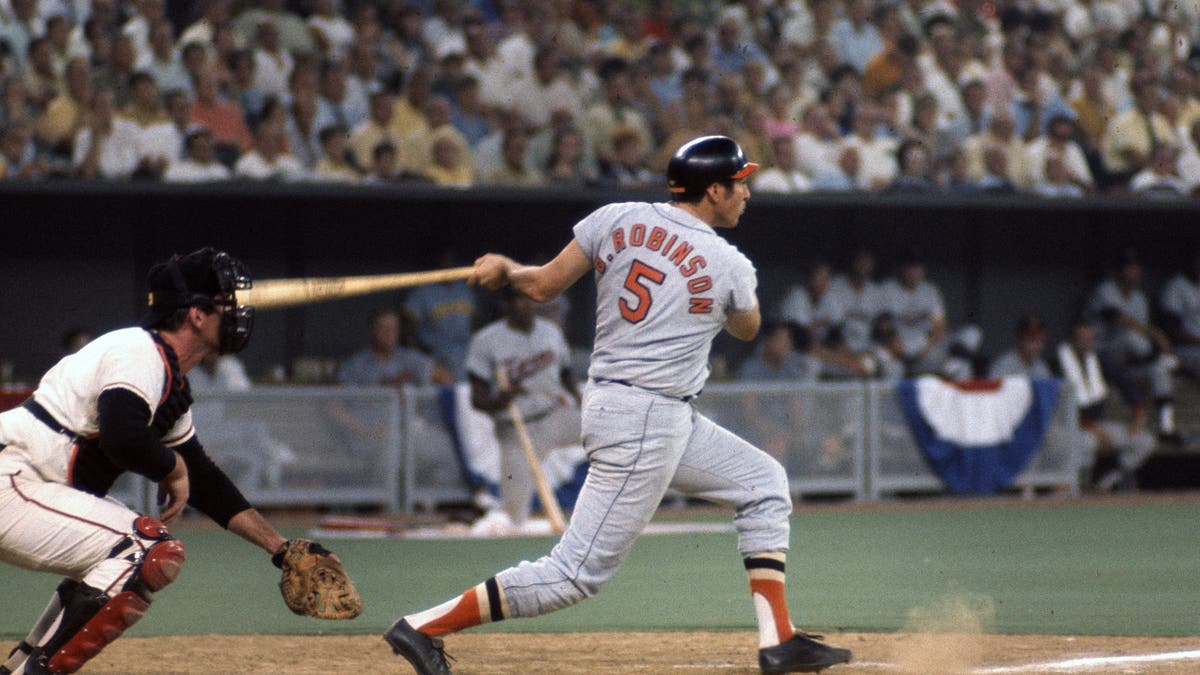 Brooks Robinson won two World Series with the Orioles. (Photo by Focus on Sport/Getty Images)