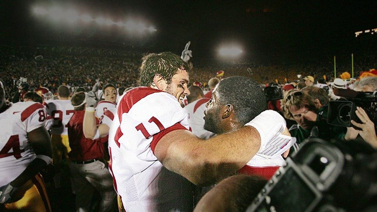 Matt Leinart and Reggie Bush won back-to-back Heismans for USC from 2004-05. (Photo by Peter Read Miller/Sports Illustrated via Getty Images)